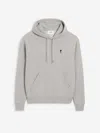 Ami Alexandre Mattiussi Ami Paris Ami Paris Grey Cotton Ami De Coeur Hoodie In Gray
