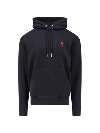 Ami Alexandre Mattiussi Ami Paris Hoodie In Black