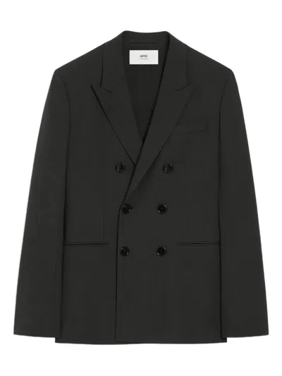 Ami Alexandre Mattiussi Ami Paris Jacket In Burgundy