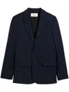 Ami Alexandre Mattiussi Ami Paris Two Buttons Jacket In Navy Blue