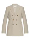 Ami Alexandre Mattiussi Long-sleeved Suit Jacket In Neutral