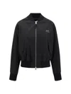 Ami Alexandre Mattiussi Oversized Bomber Jacket With Elastic Ribbing