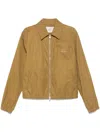 Ami Alexandre Mattiussi Tailored Jacket With Collar And Pockets In Brown