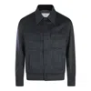 Ami Alexandre Mattiussi Adjustable Cuffs Chest Pockets Long Sleeves In Gray