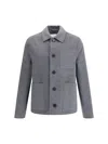 Ami Alexandre Mattiussi Ami Paris Men Boutonne Wool Jacket In Gray