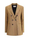 Ami Alexandre Mattiussi Ami Paris Women Veste Croisee 6 Boutons In Multi
