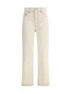Ami Alexandre Mattiussi Jeans Ami Paris Donna Colore Bianco