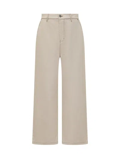 Ami Alexandre Mattiussi Ami Paris Jeans In Neutral
