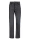 Ami Alexandre Mattiussi Ami Paris Large Fit Jeans In Black