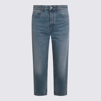 AMI ALEXANDRE MATTIUSSI AMI PARIS LIGHT BLUE DENIM JEANS