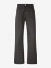 Ami Alexandre Mattiussi Ami Alexandre Matiussi Loose Jeans With Straight Cut In Black