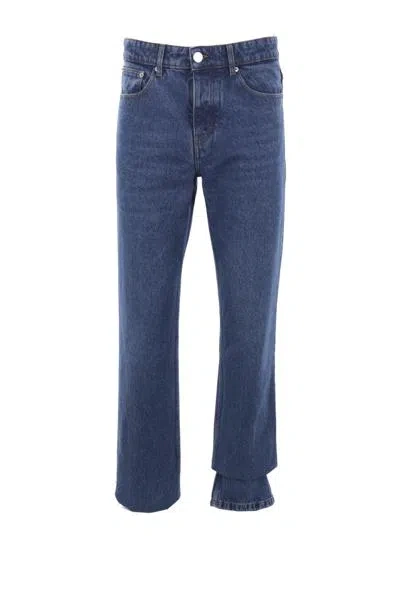 Ami Alexandre Mattiussi Ami Paris Jeans In Used Blue