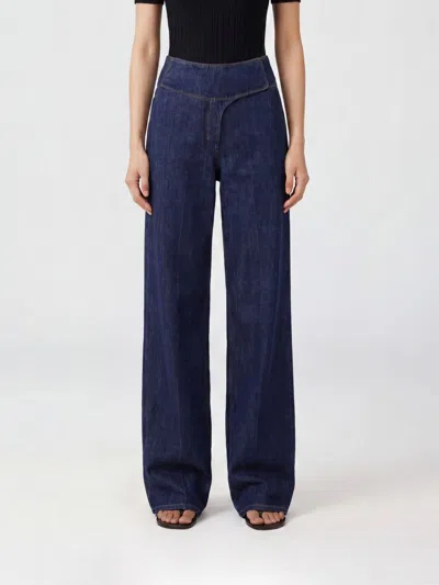 Ami Alexandre Mattiussi Ami Paris Jeans Woman Color Blue