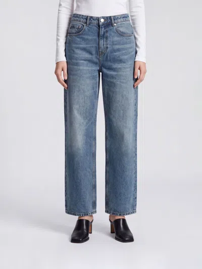 Ami Alexandre Mattiussi Ami Paris Jeans Woman Color Blue