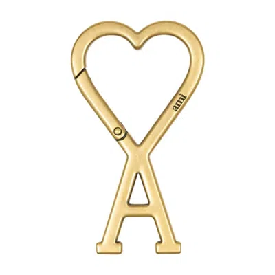 Ami Alexandre Mattiussi Ami Paris Keychain In Gold