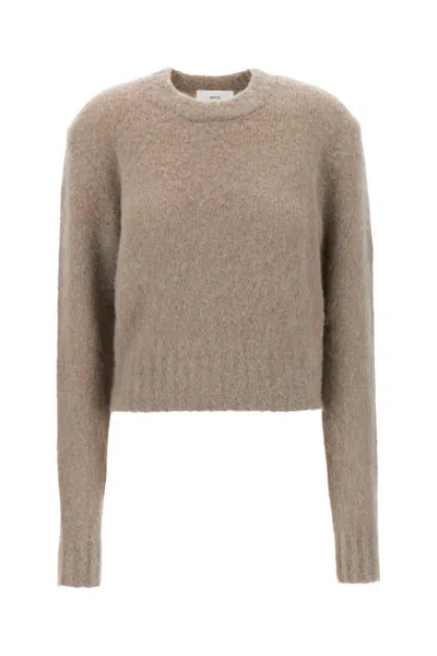 Ami Alexandre Mattiussi Ami Paris Knitwear In Brown