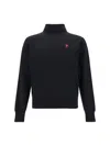 Ami Alexandre Mattiussi Turtleneck Sweater In Black