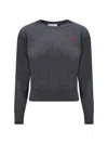 Ami Alexandre Mattiussi Sweater In Grey