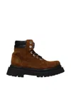 Ami Alexandre Mattiussi Ami Paris Lace-up Suede Ankle Boots