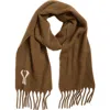 Ami Alexandre Mattiussi Ami Paris Laine Scarf In Brown