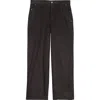 Ami Alexandre Mattiussi Ami Paris Grey Corduroy Wide-leg Trousers Ami Paris In Black