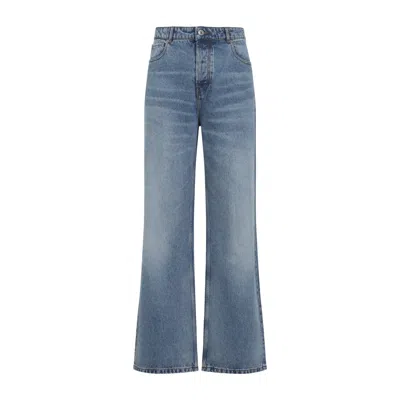 Ami Alexandre Mattiussi Ami Paris Large Fit Jeans In Blue
