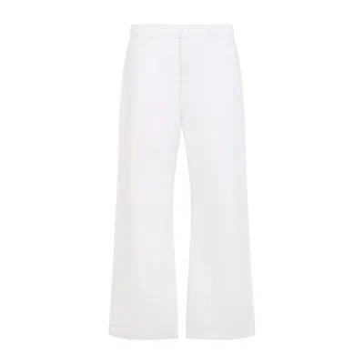 Ami Alexandre Mattiussi Ami Paris Large Fit Jeans In White