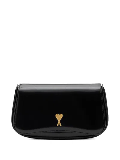 AMI ALEXANDRE MATTIUSSI AMI PARIS LEATHER CLUTCH