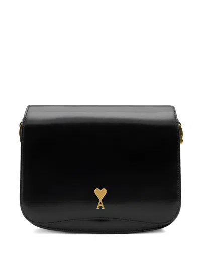 Ami Alexandre Mattiussi Ami Paris Leather Crossbody Bag
