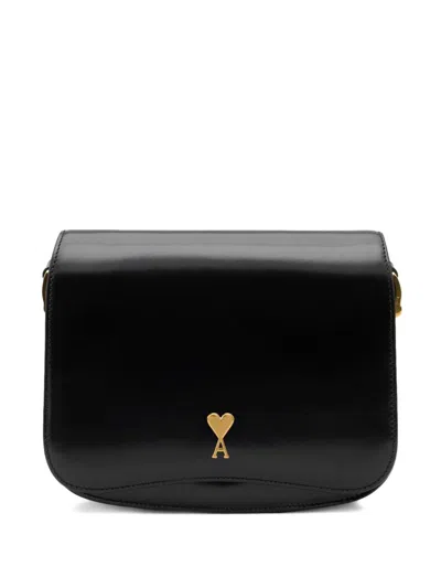 Ami Alexandre Mattiussi Ami Paris Leather Crossbody Bag