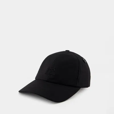 Ami Alexandre Mattiussi Ami Paris Lettering Caps In Black