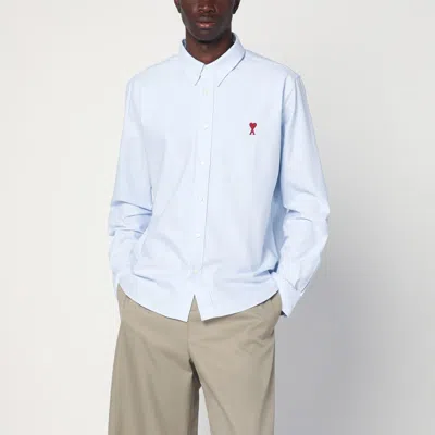 Ami Alexandre Mattiussi Light Blue Ami De Coeur Shirt