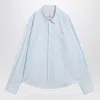 Ami Alexandre Mattiussi Ami Paris Ami De Coeur Light Blue Shirt In Blue