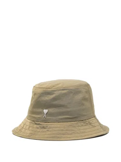 AMI ALEXANDRE MATTIUSSI AMI PARIS LOGO BUCKET HAT