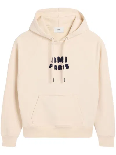 Ami Alexandre Mattiussi Ami Paris Logo Cotton Hoodie