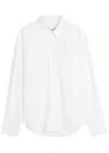 Ami Alexandre Mattiussi Tailored Shirt With Button-down Collar And Front Pocket In White