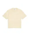 Ami Alexandre Mattiussi Ami Paris Raglan Sleeve Embroidered T Shirt In Nude