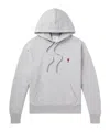Ami Alexandre Mattiussi Ami Paris De Coeur Hoodie In White