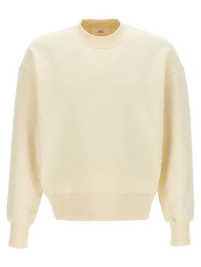 Ami Alexandre Mattiussi Logo Embroidery Sweatshirt In White