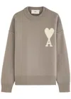 Ami Alexandre Mattiussi Sweater Ami Paris Men Color Grey In Grey