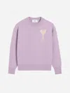 Ami Alexandre Mattiussi Ami Paris Knitwear In Purple