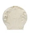 Ami Alexandre Mattiussi Ami Paris Logo Patch Crewneck Sweatshirt In Nude