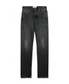 Ami Alexandre Mattiussi Versatile Mid-rise Straight Leg Trousers In Black