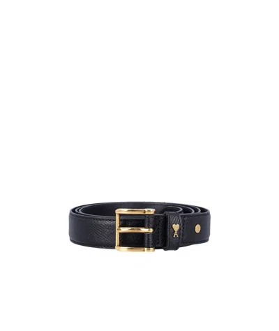Ami Alexandre Mattiussi Ami Paris Belts In Black