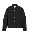Ami Alexandre Mattiussi Padded Ami De Coeur Overshirt Black For Men In Black