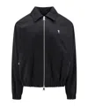 Ami Alexandre Mattiussi Ami Paris Long-sleeved Zipped Jacket In Black