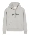 Ami Alexandre Mattiussi Ami Paris Logo Cotton Hoodie In White