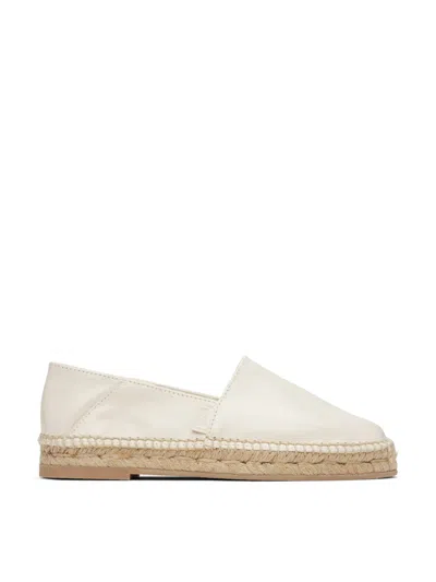 Ami Alexandre Mattiussi Ami Paris Logo Slip-on Espadrilles In Neutral