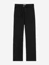 Ami Alexandre Mattiussi Ami Paris Straight Elasticated Trousers Clothing In Black