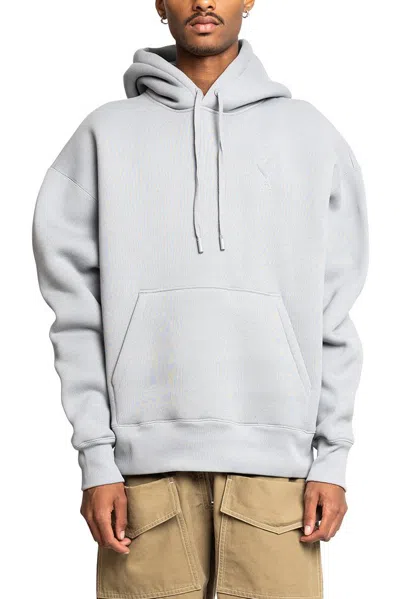 Ami Alexandre Mattiussi Blue Ami De Coeur Hoodie